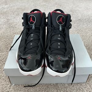 Jordan 6 Rings 'Black Varsity Red'